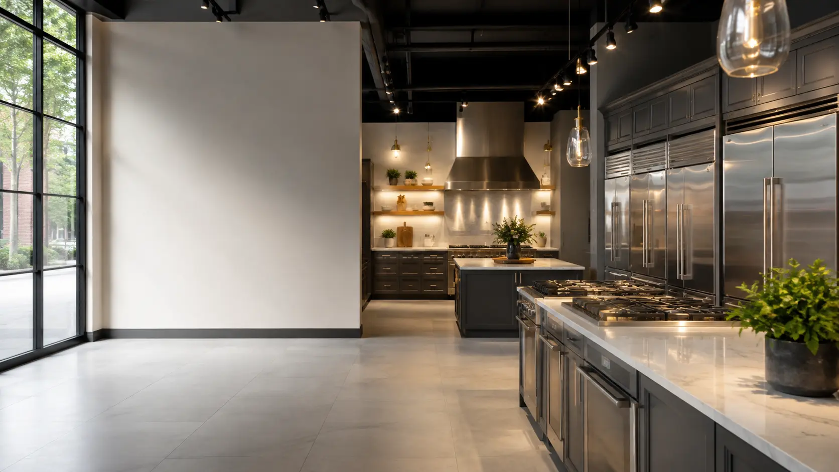 Premium appliance showroom