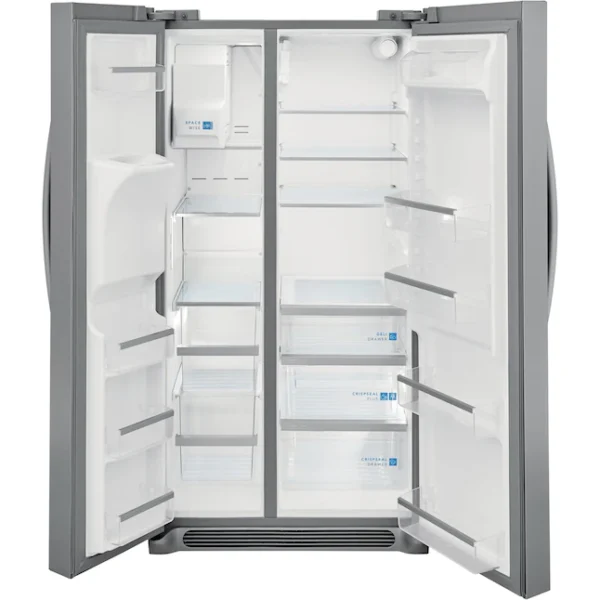 frigidaire® 22.3 cu. ft. white side by side refrigerator with eventemp™ cooling system