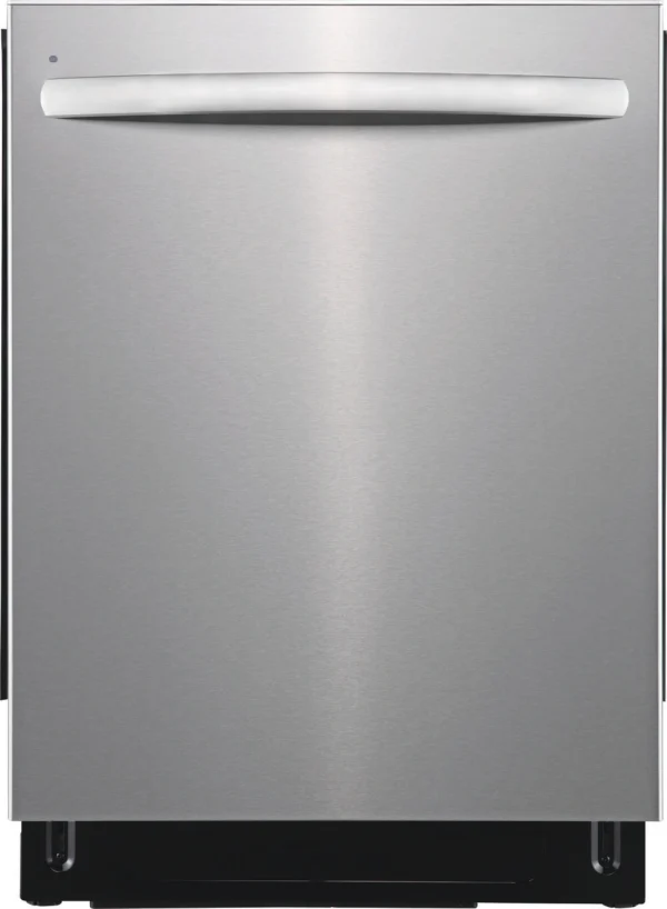 whirlpool® 24 in. fingerprint resistant stainless steel top control built in dishwasher with third level rac