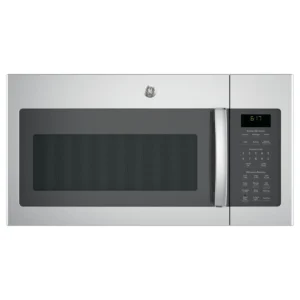 GE Appliances 30" 1.7 cu ft. 1000 - Watt Convertible Over-The-Range Microwave with Sensor Cooking JVM6175SKSS