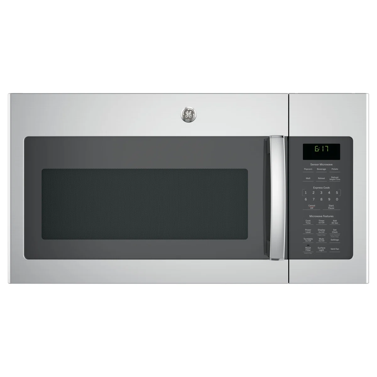 GE Appliances 30" 1.7 cu ft. 1000 - Watt Convertible Over-The-Range Microwave with Sensor Cooking JVM6175SKSS - Image 2