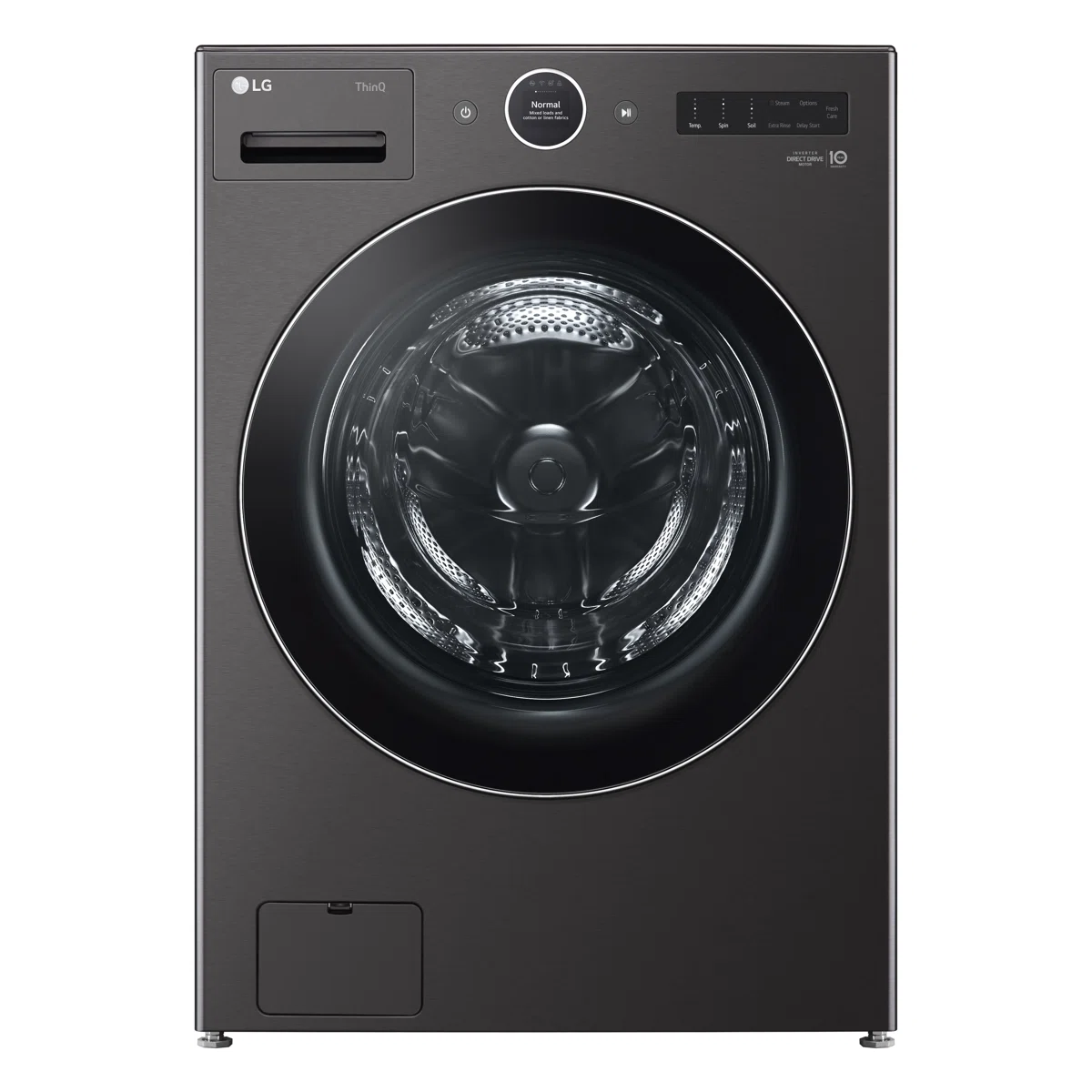 LG Mega Capacity Smart Front Load Washer 5.0 cu. ft. WM6700HBA - Image 3