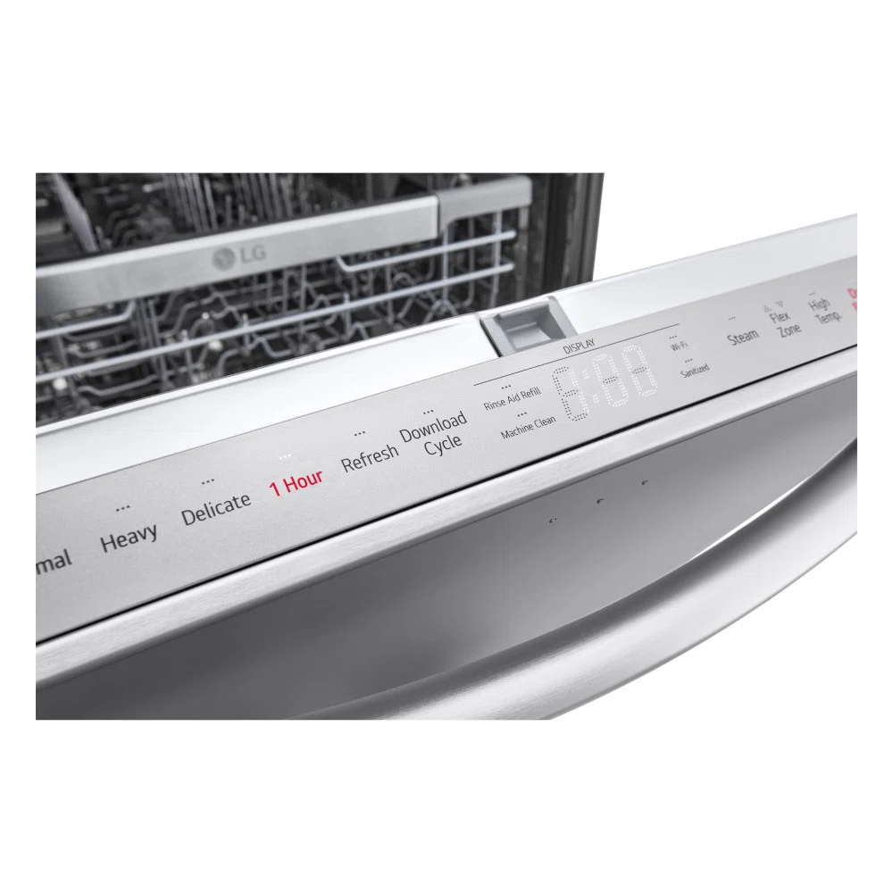 LG Smart Top Control Dishwasher with 1-Hour Wash & Dry, QuadWash® Pro LDTH7972S - Image 3