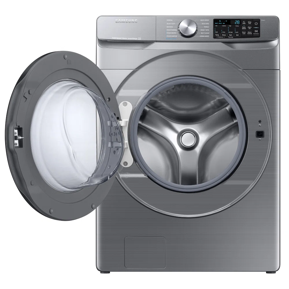Samsung 4.5 cu. ft. Large Capacity Smart Front Load Washer WF45B6300AP - Image 4