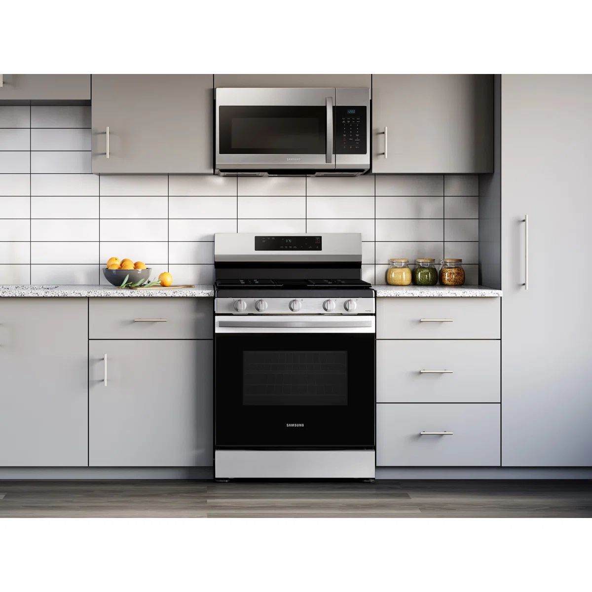 Samsung 6.0 cu. ft. Smart Freestanding Gas Range NX60A6111SS - Image 8