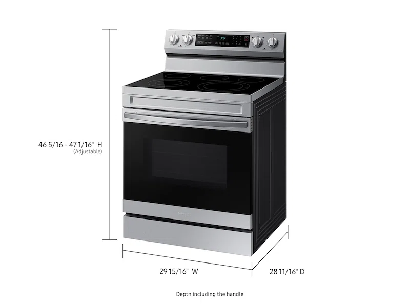 Samsung 6.3 cu. ft. Smart Freestanding Electric Range NE63A6511SS - Image 7